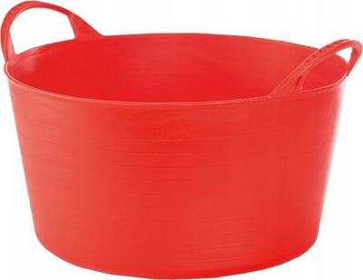 Kos elastik Flexi, plastikë fleksibile, 14L, i kuq