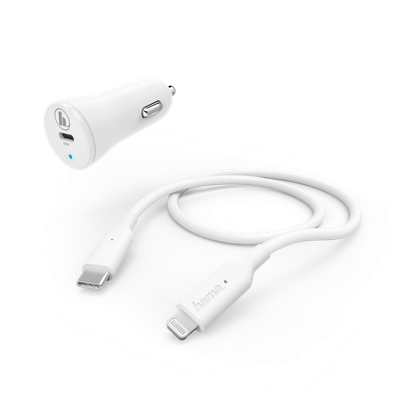 Set karikimi Hama, për veturë, lightning, 18W, e bardhë, 183297