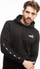 Bluzë me kapuç Puma ESS+ Tape Hoodie FL M, për burra, logo në mëngë, e zezë