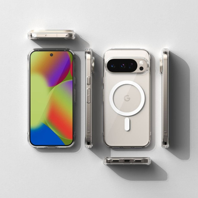 Kapak telefoni Ringke Fusion MagSafe, Google Pixel 10 10 Pro, transparent