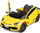 Електричен автомобил за деца Toyz Lamborghini Aventador SVJ, далечински управувач, ЛЕД светла, жолт