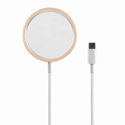 Karikues me induksion Guess GUCBMSLRD, 15W, MagSafe, ngjyrë gold