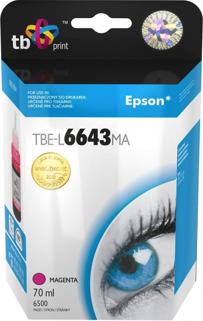 Ngjyrë për printer TB C13T66434A , magenta