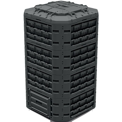Komposter Prosperplast COMPOGREEN VARIO, 1250L, plastikë, i zi