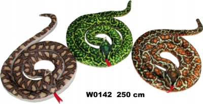 Lodër pelushi Sun Day PLUSH SNAKE 250CM, gjarpër, 250 cm, shumëngjyrësh