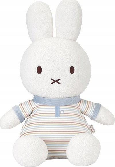 Lepurush pelushi Little Dutch Miffy Vintage Stripes, 60 cm, shumëngjyrësh