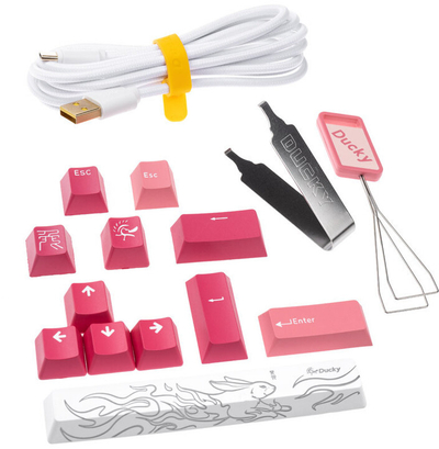 Tastierë Ducky One 3 Gossamer Pink, Cherry MX Brown, US