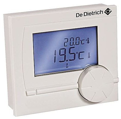 Термостатска далечинска контрола OT Ad301, OpenTherm, со амбиентален сензор, бела