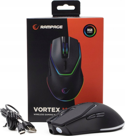Maus gaming Rampage Vortex M1, wireless, 4800 DPI, i zi