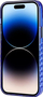 Mbulesë telefoni Audi IML Big Logo MagSafe për iPhone 14 Pro, plastike, me magnet, blu