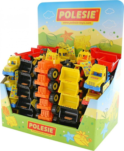 Lodër makinë ndërtimi Polesie Loader, plastikë, 29 cm, shumëngjyrëshe