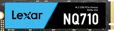 SSD Lexar NQ710 NVMe, 1TB, M.2 2280 PCIe 4.0, i zi