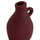 Vazo tavoline dekorative HM4667.06L, terrakotë, 14x21 cm, bordeaux