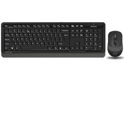 Set tastierë dhe maus A4Tech FG1010 Fstyler, pa kabllo, 2000 DPI, gri