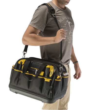 Çantë veglash Stanley Tool Bag SFMST1-73607, bazë polipropileni, me rrip shpatulle, e zezë