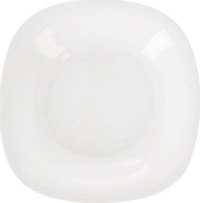 Servis tavoline opal glass Aladino, 18 copë, për 6 veta, i bardhë