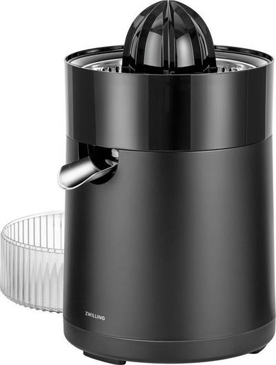 Цедалка за агруми Zwilling 4009839672484, електрична, со млазник за истурање, црна