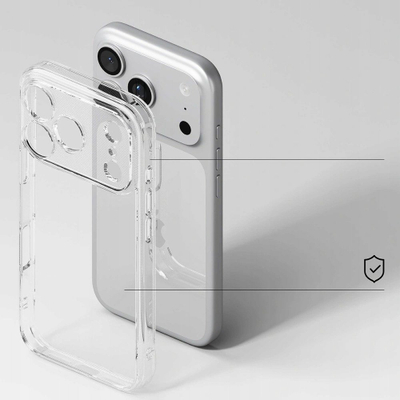 Mbrojtëse telefoni Ringke Fusion për iPhone 17 Pro Max, e tejdukshme