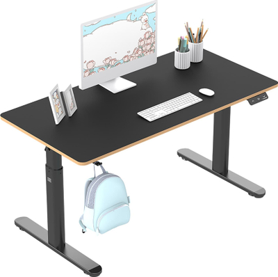 Tavolinë kompjuterike ULTRADESK PULSAR, elektrike, lartësi e rregullueshme, e zezë