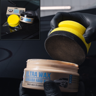 K2 SPONGE APPLICATOR WITH WAX HOLDER