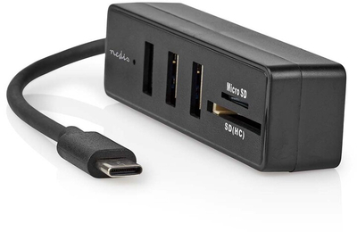 USB hub Nedis, 5 porte, USB-C, 3x USB 3.2 Gen 1, SD & MicroSD