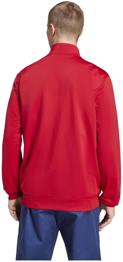 Bluzë sportive Adidas Bayern Munich DNA TT M IT4154, material poliestër, me zinxhir, e kuqe