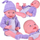 Kukull Yokomisiad Smiling Baby Doll ZA5321, 40cm, me jumpser vjollcë