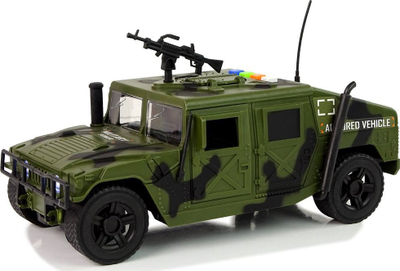 Makina lodër ushtarake Leantoys Military Vehicle, me fërkim, kamuflazh e errët