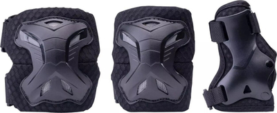 Set mbrojtës Fitanu Profushion, për mbi 50 kg, për skejt dhe skateboard, i zi