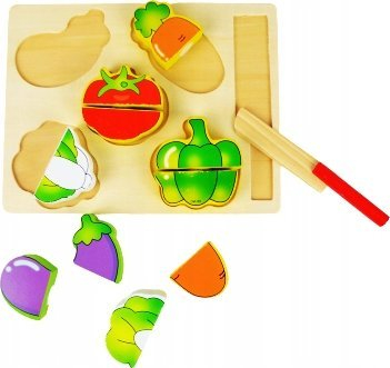 Set kuzhine druri Maksik Wooden Kitchen Set, për kalamaj, me shumë ngjyra