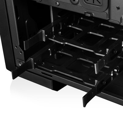 Kutia PC Modecom Oberon Pro Glass, mid tower, panel xhami, e zezë