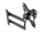 Mbajtëse muri për TV Maclean MC-648, 23-42", 30kg, e zezë