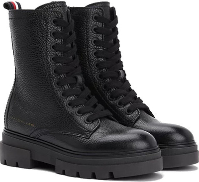 Çizme për femra Tommy Hilfiger, të zeza