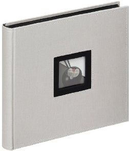 Album fotografish Walther Black & White FA-209-D, 27x26cm, 50 faqe, gri