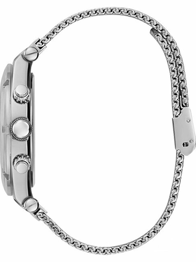 Orë për meshkuj Guess Continental GW0582G1, e argjendtë