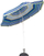 Çadër plazhi Outliner, 200 cm, lartësi që e rregullon vetë, blu jeshile