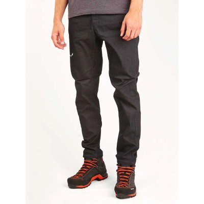 Панталони Salewa Agner Denim 2 M PN, отпорни на вода, црни
