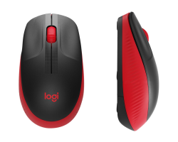 Logitech M190 - mouse - red