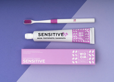 Pastë për dhëmbë Woom Family Sensitive, 75 ml