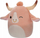 Lodër pelushi Squishmallows Howland the Peach Brahma Bull, 16", ultra e butë, shumëngjyrëshe