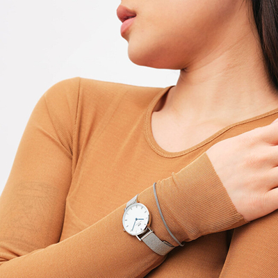 Orë për femra Daniel Wellington, e argjendtë