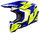 Helmetë motocross Airoh Twist 3 Dizzy, madhësia L, blu neon e bardhë
