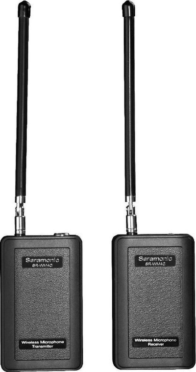 Sistem mikrofoni pa tela Saramonic SR-WM4C, VHF, me lavalier, i zi
