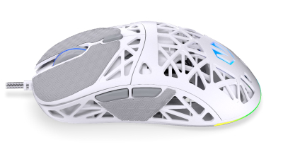 Maus gaming Endorfy LIV, me kabllo, 12000 DPI, i bardhë Onyx