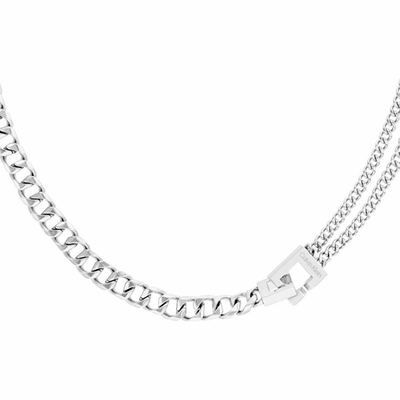 Qafore për femra Calvin Klein Divergent Links 35000465, 45.5 cm, e argjendtë