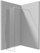 Mur dushi Deante Kerria Plus System, walk in, 50 cm, krom