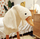 Gjelbër pelushi Kruzzel Goose 24720, maskot 130cm, i bardhë