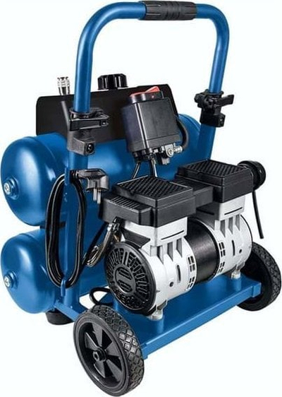 Kompresor Scheppach HC20Si Twin, 2x10L, 750W, super i qetë
