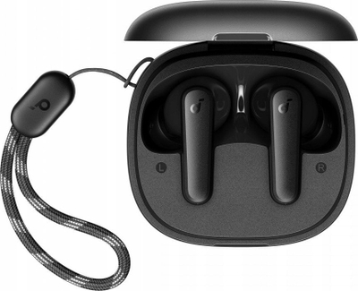Kufje pa tela Anker Soundcore R50i, Bluetooth, me kuti karikimi, të zeza