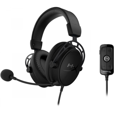 Kufje gaming HyperX Cloud Alpha S, surround, mikrofon, të zeza